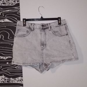 Wild Fable Gray Highest Rise Mom Shorts Size 10